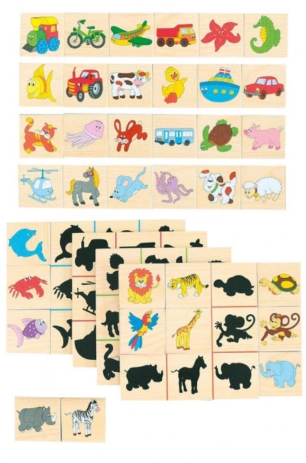 Sklop puzzle pronađi sjenu