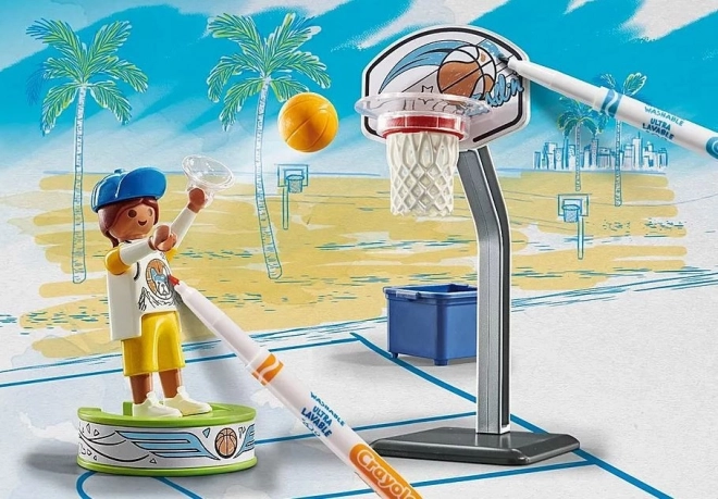 Playmobil Paint Skater s košarkaškom loptom