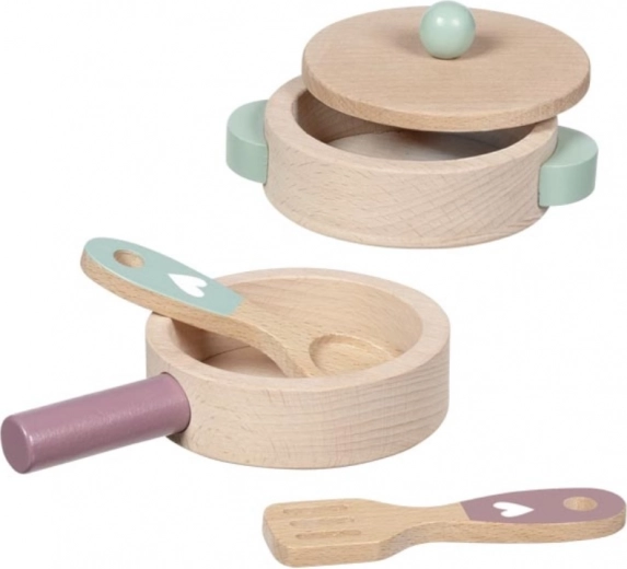 Goki drvena kuhinjska set-posuđa