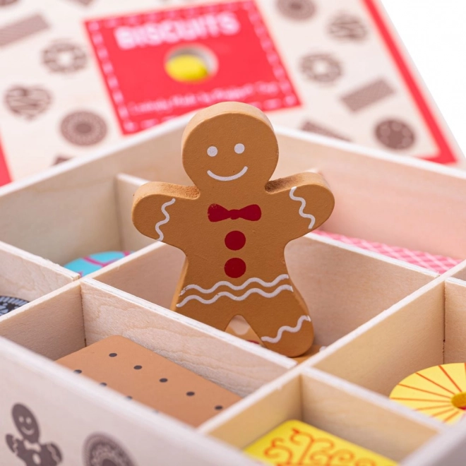 Bigjigs Toys kutija s drvenim keksima