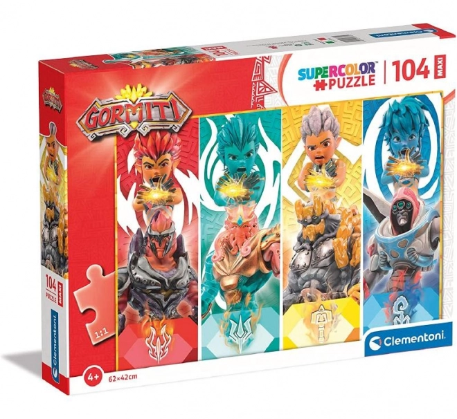 CLEMENTONI Puzzle Gormiti: Poslovni s narukvicama MAXI 104 dijelova