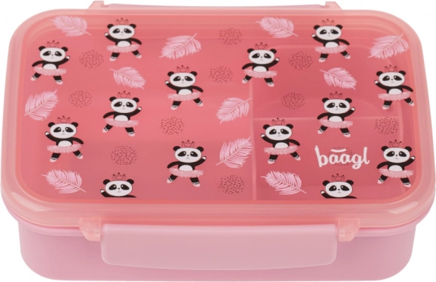 Baagl kutija za užinu s odjeljcima Panda