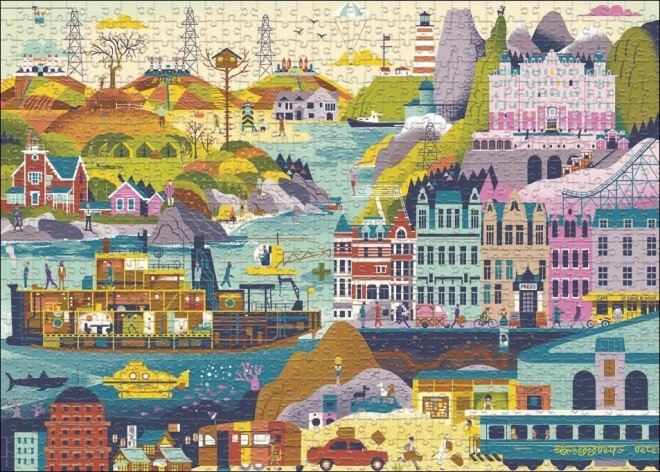 Puzzle Filmovi Wes Anderson od HEYE 1000 dijelova