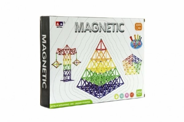 Magnetička građevinska igračka Witka 200 kom