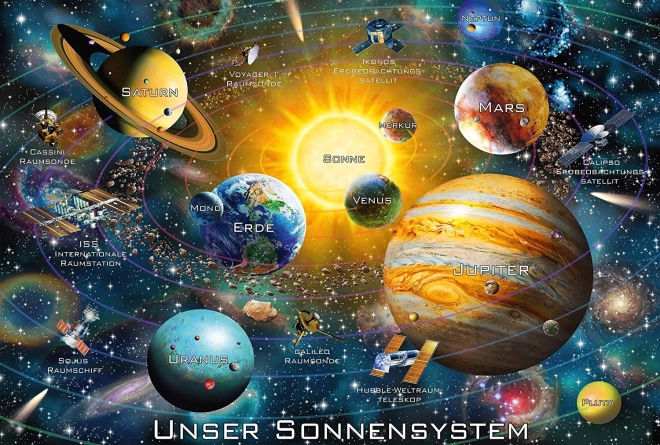 Schmidt puzzle Sunčev sustav 200 dijelova