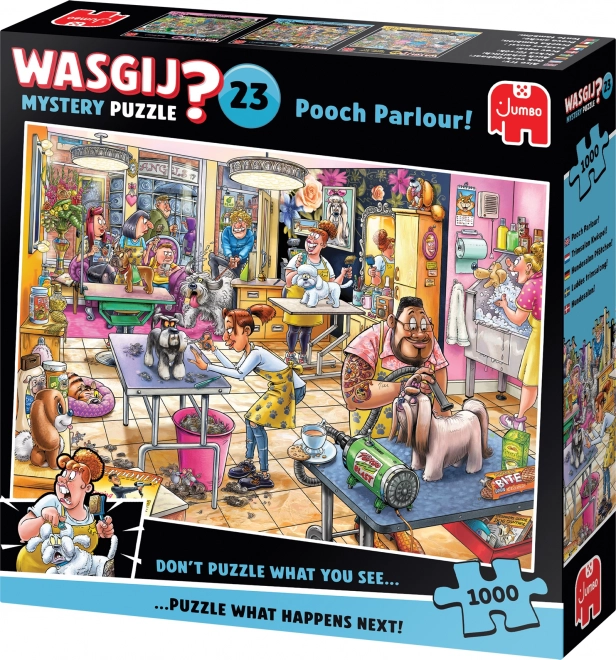 Puzzle Wasgij Misterija 23: Psi salon 1000 komada
