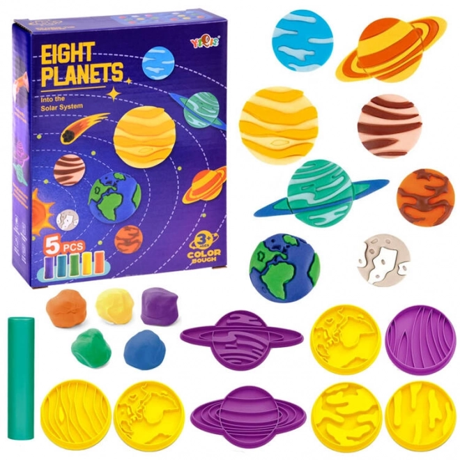Obrazovni set od plastelina Planeti Sunčevog sustava
