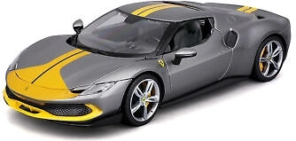 Metalni model Ferrari 296 GTB Assetto Fiorano 1:18 sivi