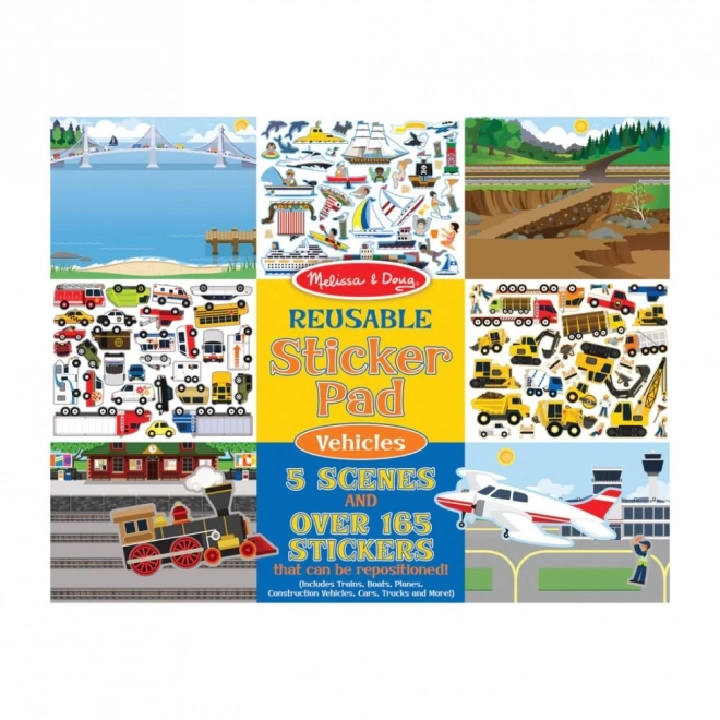 Melissa & Doug - višekratne naljepnice Vozila