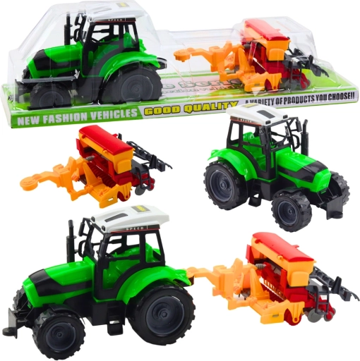 Dječji traktor s priključnom sijačicom