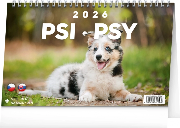 Stolni kalendar Psi 2026