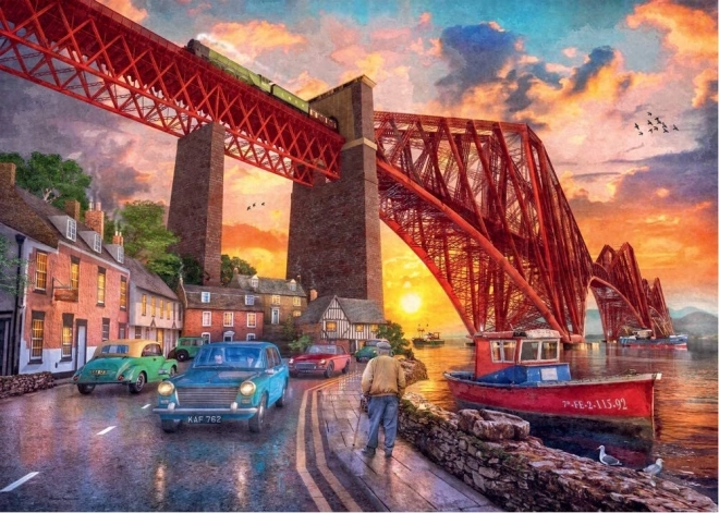 Puzzle 1000 kom Most pri izlasku sunca