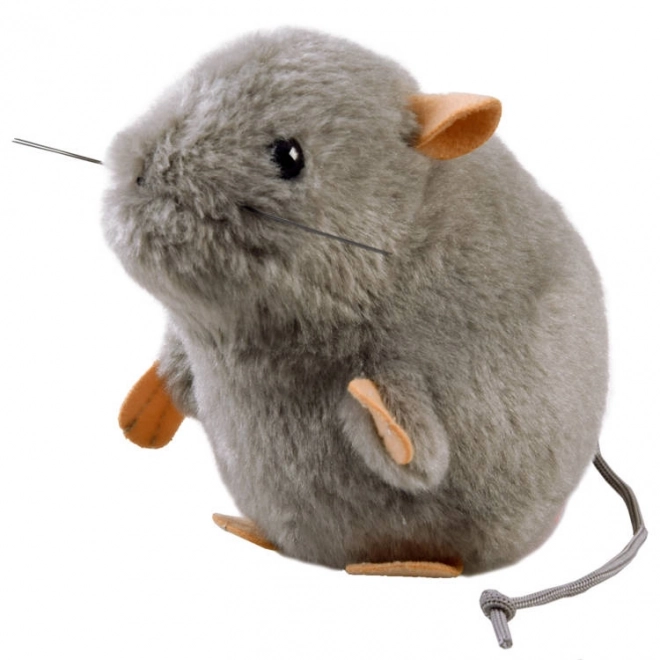 Siva plišana miš 13 cm