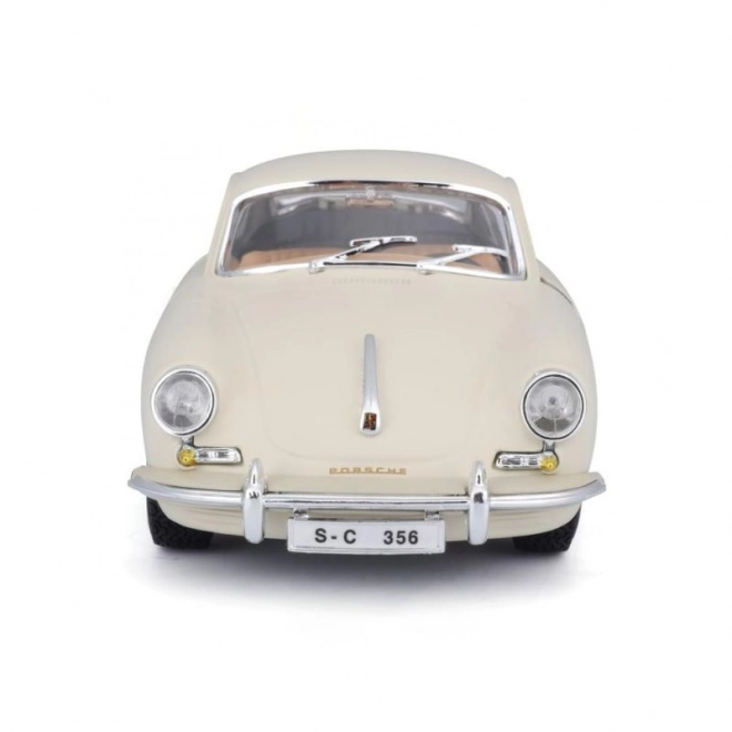 Bburago 1:24 Porsche 356B Coupe (1961) Bjelokost