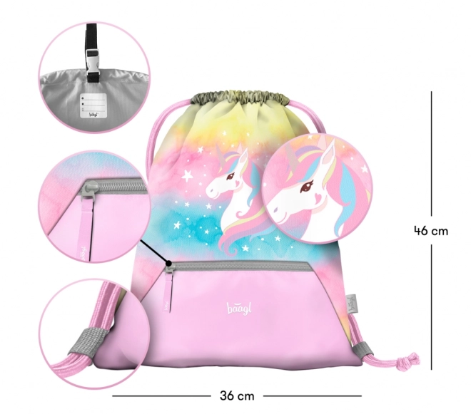 BAAGL Vrećica Rainbow Unicorn