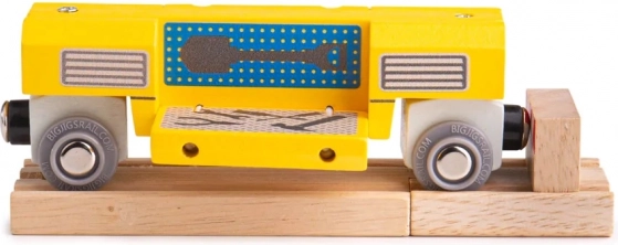 Bigjigs Rail drvena mobilna radionica – vagon s alatom