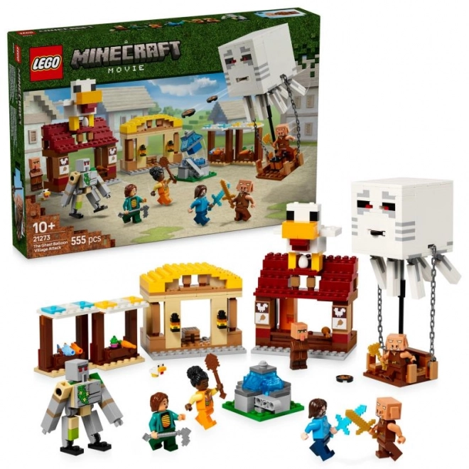 LEGO Minecraft 21273 Napad Balonskog Ghasta na selo