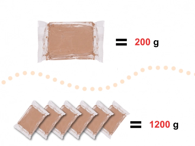 Glina za lončarski kotač 1200 g