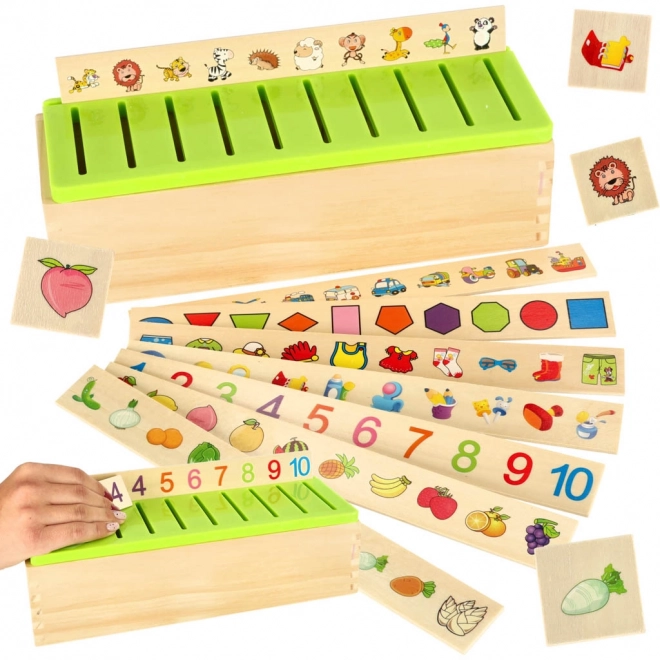 Drvena Montessori edukativna klasična igračka
