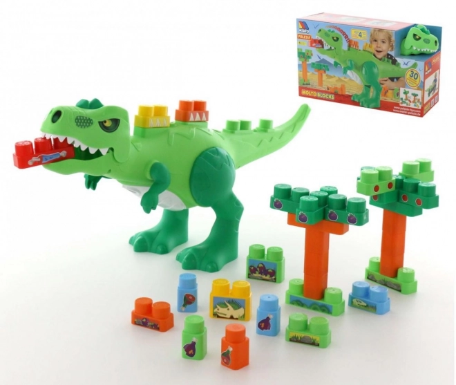 Konstrukcijski set dinosaur - 30 dijelova