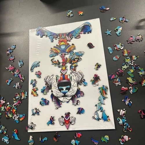 Drvene puzzle kruzzel Vuk