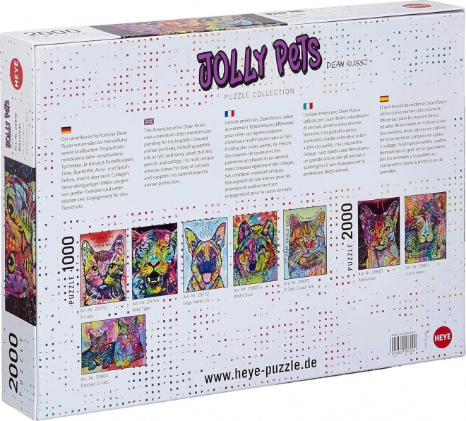 Puzzle 2000 dijelova Abesinska mačka