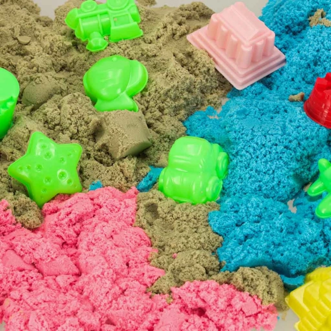 Kinetički pijesak u kutiji 1 kg pješčanik - 27 dijelova