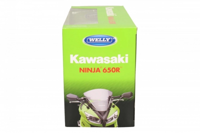 Welly Motocikl Kawasaki Ninja 650R 1:10 zeleni