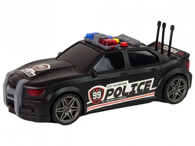 Policijski sportski automobil 1:16 Black Sound