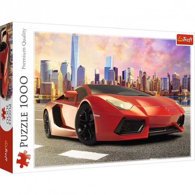 Puzzle 1000 dijelova - Vožnja pri zalasku sunca Trefl