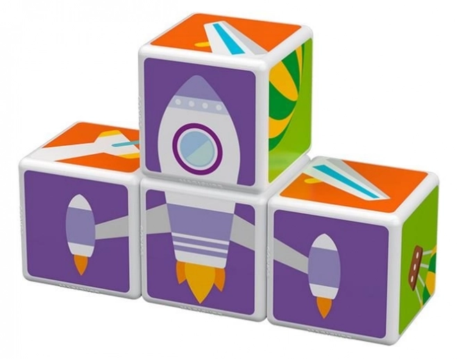 GEOMAG Magnetne kocke Magicube Prometna sredstva
