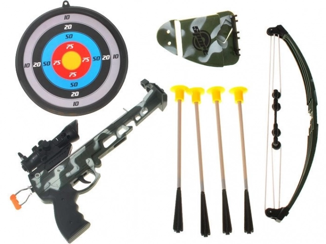 Samostrel s laserskim ciljem + meta za0698
