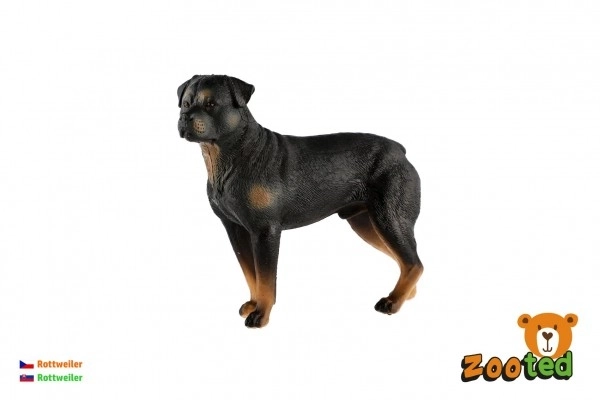 Plastična figurica psa Rottweiler 8cm