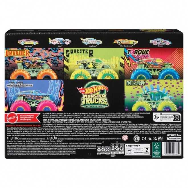 Hot Wheels monster truckovi koji svijetle u mraku 10 kom