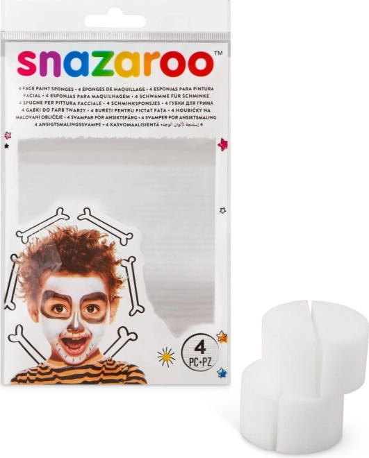 Snazaroo spužvice za boje za lice, prepolovljene, 4 kom