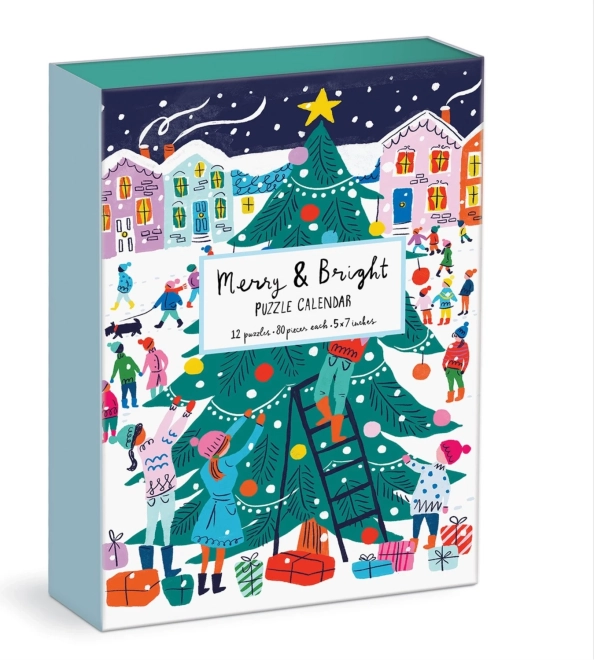 Adventski kalendar Merry & Bright Puzzle
