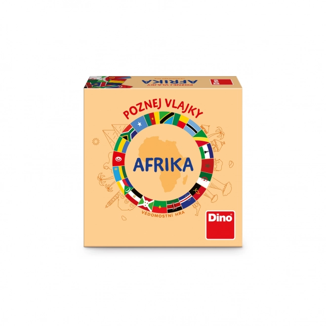 Dino putna igra Prepoznaj zastave Afrika