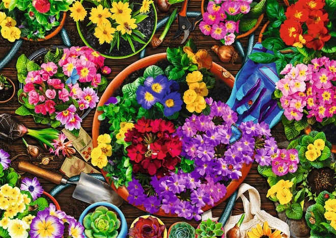 TREFL puzzle Vrtlarenje dvostruko pakiranje 500 dijelova