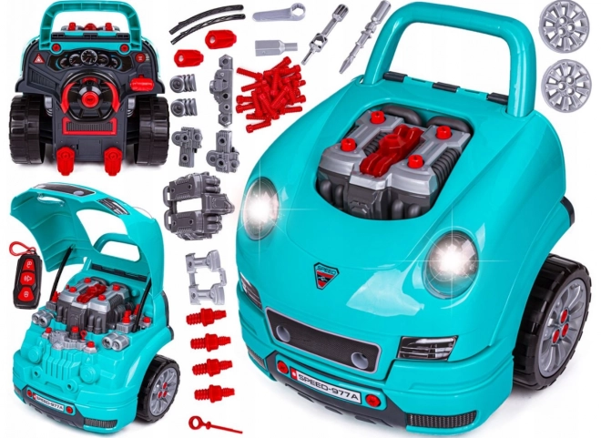DIY Motor Master - set za malog mehaničara plava