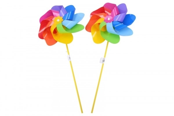 Vjetrenjača promjer 22 cm šareni dugin plastika 47 cm