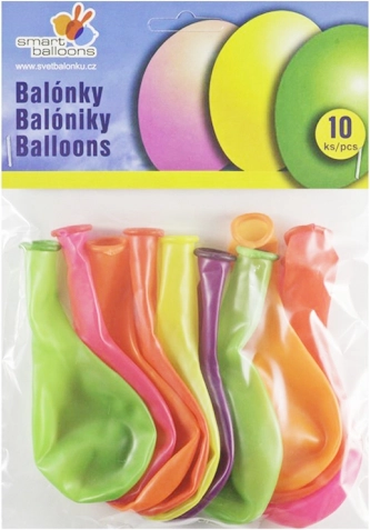Neonski baloni za napuhavanje 26 cm - 10 komada