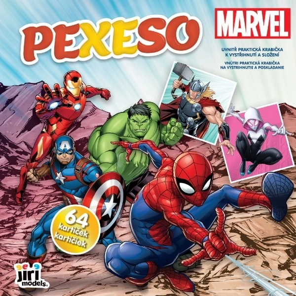 Pexeso s Marvel junacima u svesci