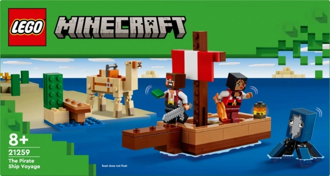 LEGO Minecraft 21259 Plovidba na gusarskom brodu