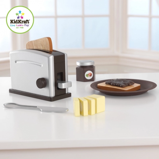 KidKraft Drvena Sada Toster Espresso