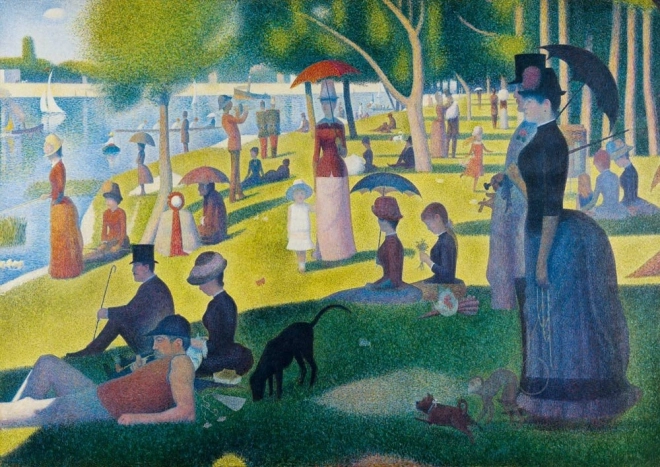 Puzzle Nedjeljno poslijepodne na otoku La Grande Jatte 1000 dijelova