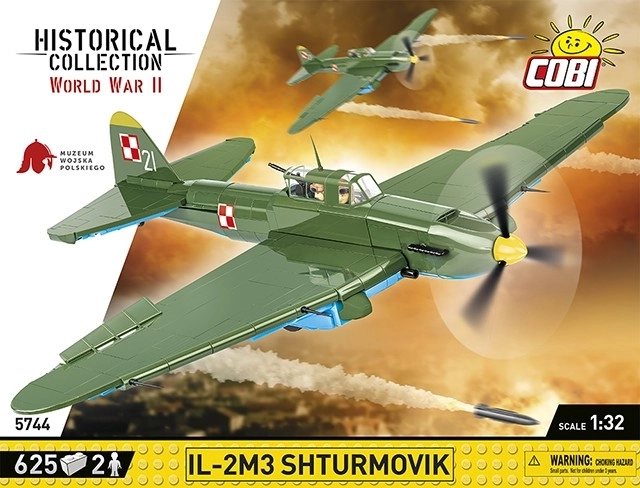 Povijesna kolekcija WWI IL-2M3 Shturmovik 625 kockica