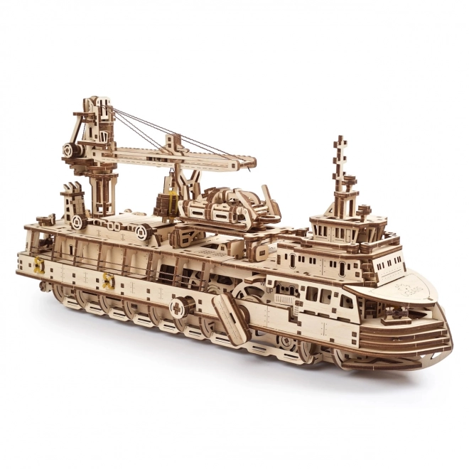 Ugears 3D slagalica - Istraživački parobrod 575 dijelova