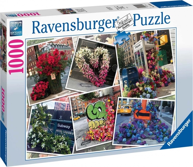 Puzzle 2D 1000 dijelova NYC Cvjetni Raj