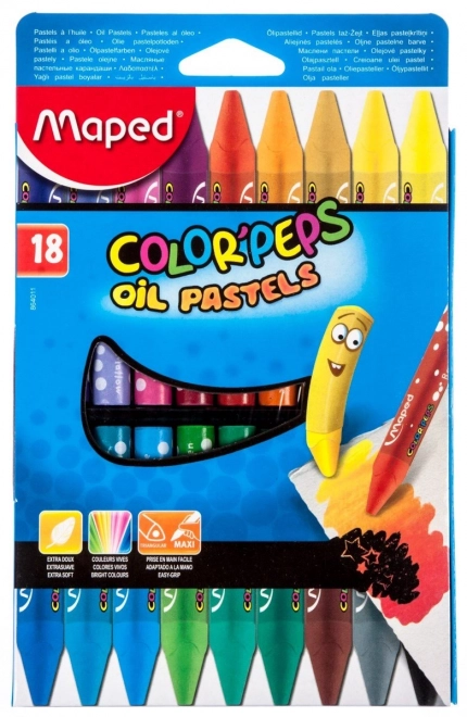 MAPED Trokutaste uljne pastele Color'Peps 18 kom