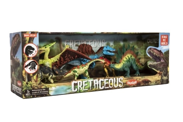 Set pokretnih dinosaura 6 kom
